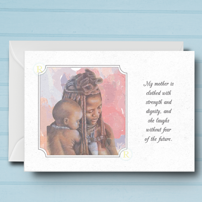 Black Mother's Day Card - My Mother